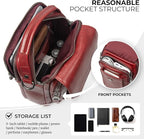 Augus Leather Small Messenger Bag - Image 6