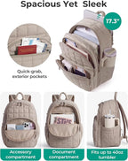 BAGSMART College Laptop Backpack, Travel Backpack - Image 3