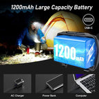 Blukar LED Headlamp Rechargeable, 2000L High Lumen Super Bright Dimmable - Image 8