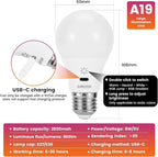 LED Rechargeable Light Bulbs - Image 4