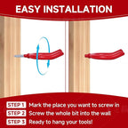 Lian.Ripple.Lian16 PackGarage Storage System Steel U Hooks - Image 7