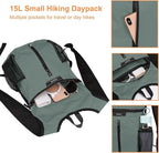 MOSISO Lightweight Hiking Daypack Small Packable Travel Hiking Backpack - Image 3
