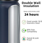Fanhaw 20 oz Insulated Stainless Steel Water Bottle - Image 3