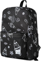 VASCHY Backpack for School, Lightweight Water Resistant Bookbag Casual Daypack by Vaschy