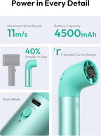 Aecooly Portable Handheld Fan, Powerful Turbo Mini Fan, 19000 RPM High Speed - Image 6