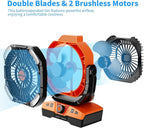 WESTTREE 20000mAh Camping Fan Oscillating Portable Fan Battery Powered Fans - Image 2
