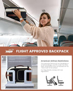 LOVEVOOK 50L Travel Backpack for Women Flight Approved, Carry on Backpack for - Image 7