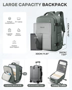 WONHOX Large Travel Backpack Carry on Flight Approved Laptop Work Business - Image 5