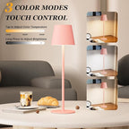 Kakanuo Cordless Table Lamp Rechargeable Pink - Image 2