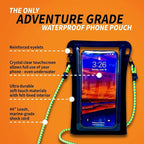 Stash7 Waterproof Phone Pouch w/Long Lanyard | IPX8 Adventure Grade Cellphone - Image 4