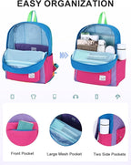 VASCHY Lightweight Backpack for School, Water Resistant Classic Bookbag - Image 3