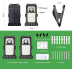 Tryme 45LEDs Solar Lights Outdoor Clip Motion Sensor Lights 3 Modes 3 Mounting - Image 7