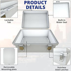 MAKERELE Large Junction Box Waterproof IP67 Plastic Outdoor Electrical Box and - Image 4