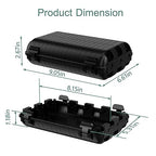 Outdoor Electrical Box, IP54 Waterproof Extension Cord Cover 9 Cable Entry - Image 4