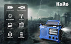 Kaito KA500BU 5-Way Powered Emergency AM/FM/SW Weather Alert Radio - Image 3