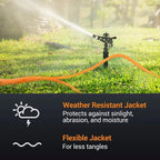 Outdoor Extension Cord Waterproof 5 FT, Flexible 100% Copper 3 Prong Extension - Image 5
