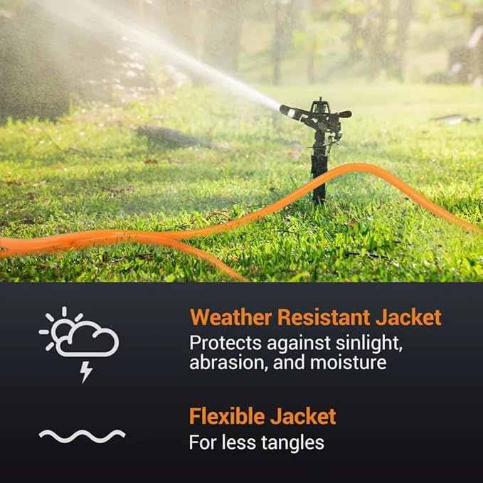 Outdoor Extension Cord Waterproof 5 FT, Flexible 100% Copper 3 Prong Extension - Image 5