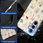 for Samsung Galaxy S25 Case, HL2 Aesthetic Bow Preppy Collage Hybrid 2 Layer - Image 3