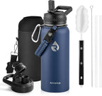 RAYMYLO Insulated Water Bottle 32 oz, Triple Wall Vacuum Stainless Steel by RAYMYLO