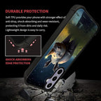 for Samsung Galaxy S24 S25 Case, Rhino Water Marshes Pattern Graphic Design - Image 5