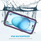 Lanhiem for iPhone 15 Case, IP68 Waterproof Dustproof Shockproof Cases - Image 2