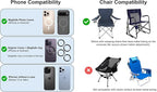 Maxby Camping Chair Phone Holder, MagSafe Compatible Magnetic Phone Mount Clamp - Image 6