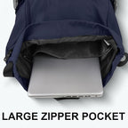 Drawstring Backpack with Mesh Pockets String Gym Bag Sackpack Sandproof Water - Image 5