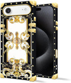 for iPhone 17 Air Case Luxury Golden Decoration - Image 2
