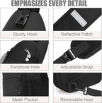 Pritent Crossbody Bags for Women Men Trendy Sling Bag Backpack Casual Chest Bag - Image 5