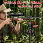 68" Ball Head Camera Tripod & Monopods, 360° Smooth Rotation V-Yoke Rifle - Image 5