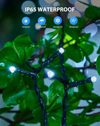 Brightown Solar Outdoor String Lights - 50 FT 120 LED Solar String Lights - Image 4