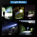 MILAOSHU Rechargeable Flashlights 90, 000 High Lumens - Image 3
