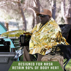 EVERLIT Survival Emergency Mylar Thermal Blankets -Space Blanket Survival kit - Image 5