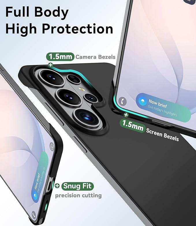 GRECAZO Slim Borderless for Samsung Galaxy S26 Plus Phone Case 6.7" Ultra-Thin - Image 6