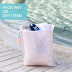 Bumkins - Waterproof Wet Bag - For Baby, Swim Suit, Cloth Diapers, Pump Parts - Image 3