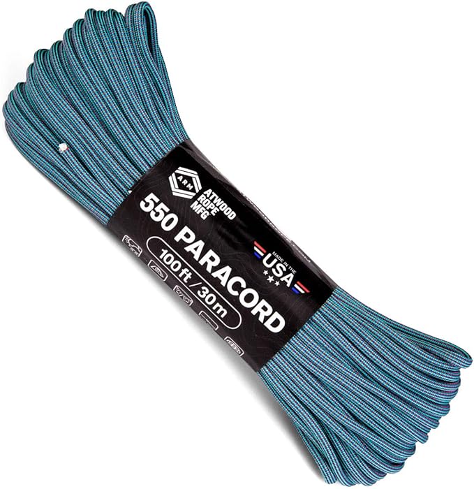 Atwood Rope MFG Color Changing 550 Paracord 100 Feet 7-Strand Core Nylon by AtwoodRopeMFG