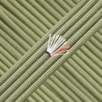 PSKOOK Survival Paracord Parachute Fire Cord Survival Ropes Red Tinder Cord PE by PSKOOK