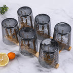 BPA-Free Plastic Tumblers 6 Pack | Reusable Dishwasher Safe | Stackable - Image 5