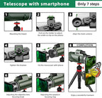 40X60 HD Monocular for Adults, Grade Compact Monocular Telescope - Image 7