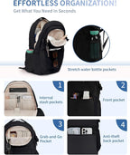 ECOHUB Travel Backpack for Men Women, 17.3 inch Suspended Laptop Backpack - Image 3