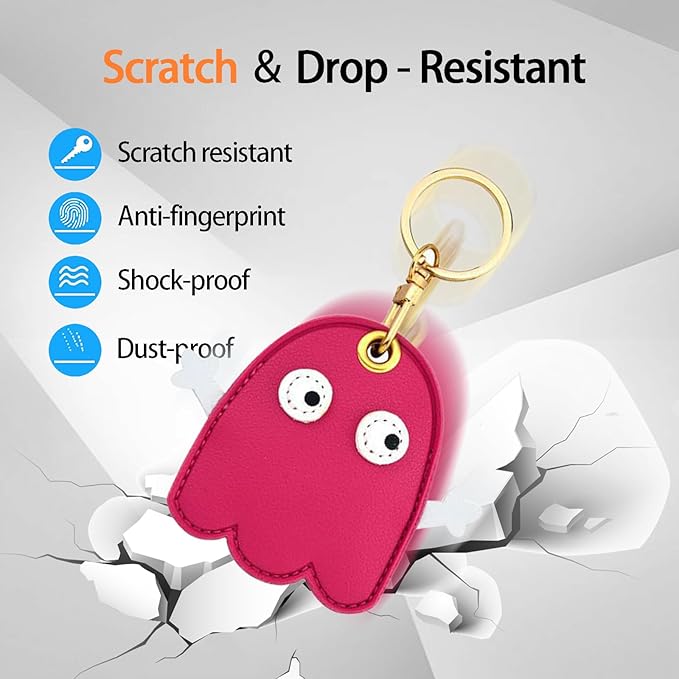 Leather Keychain Case Holder Compatible - Image 3