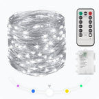 suddus 33ft 100 LED Outdoor String Lights, Led Twinkle Lights by SUDDUS