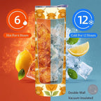 Firmiso 20 oz Tumbler｜Skinny Insulated Travel Mug｜Highland Cow Sunflower - Image 5
