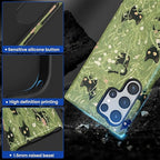 for Samsung Galaxy S24 Ultra Case, HL2 Grass Cat Hybrid 2 Layer Hard Shell - Image 3