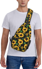 Sling Backpack For Men Hiking Daypack Crossbody Shoulder Bag Travel Chest Pack - Image 2