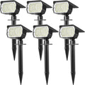 WENATY Solar Spot Lights Outdoor Waterproof IP65, 6 Pack Landscape Spotlights by WENATY