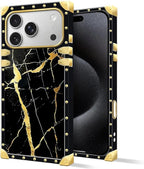for iPhone 17 Pro Max Case Luxury Golden Decoration - Image 2