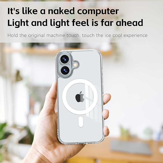 Magnetic Designed for iPhone 16 Case Clear - Image 4