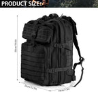aiGear Tactical Backpack for Men, 45L Military Backpack, 3-Day Bug Out Bag for - Image 5