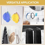 2 Pack Hat Rack for Baseball Cap, Adhesive Hat Hooks for Wall, Acrylic Hat - Image 5